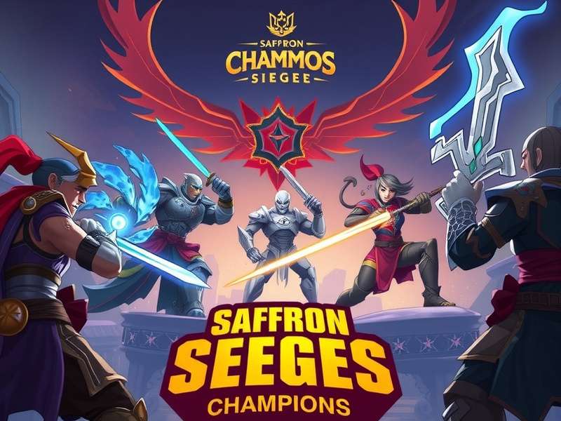 Saffron Siege Champions in-game battle between heroes